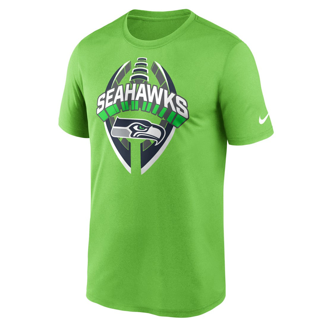 Seattle Seahawks Legend Icon Performance T-Shirt - Neon Green T-shirts