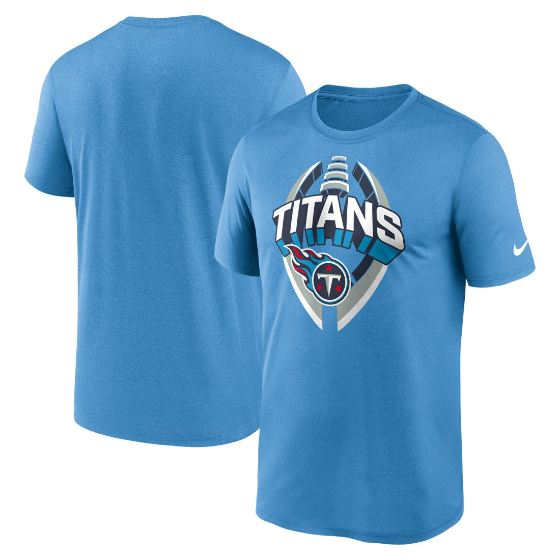 Tennessee Titans Legend Icon Performance T-Shirt - Light Blue T-shirts