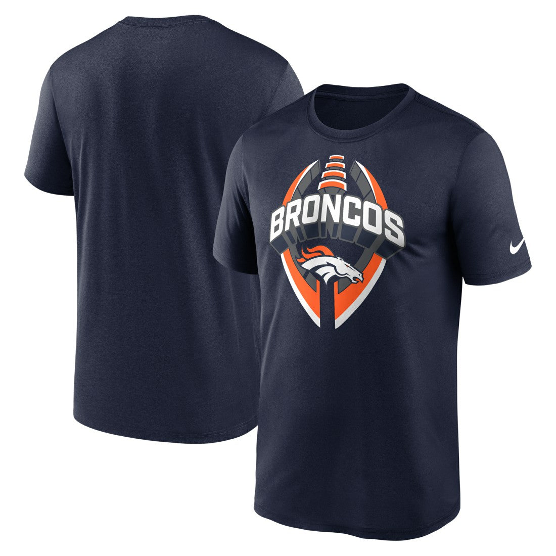 Denver Broncos Legend Icon Performance T-Shirt - Navy T-shirts
