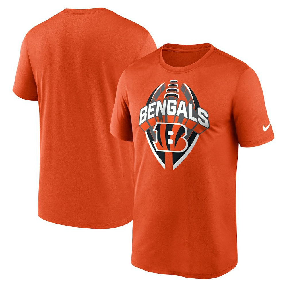 Cincinnati Bengals Legend Icon Performance T-Shirt - Orange T-shirts
