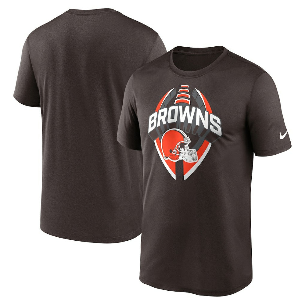 Cleveland Browns Legend Icon Performance T-Shirt - Brown T-shirts