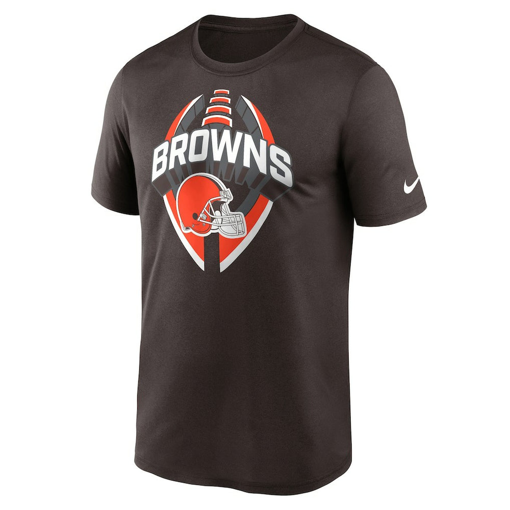 Cleveland Browns Legend Icon Performance T-Shirt - Brown T-shirts