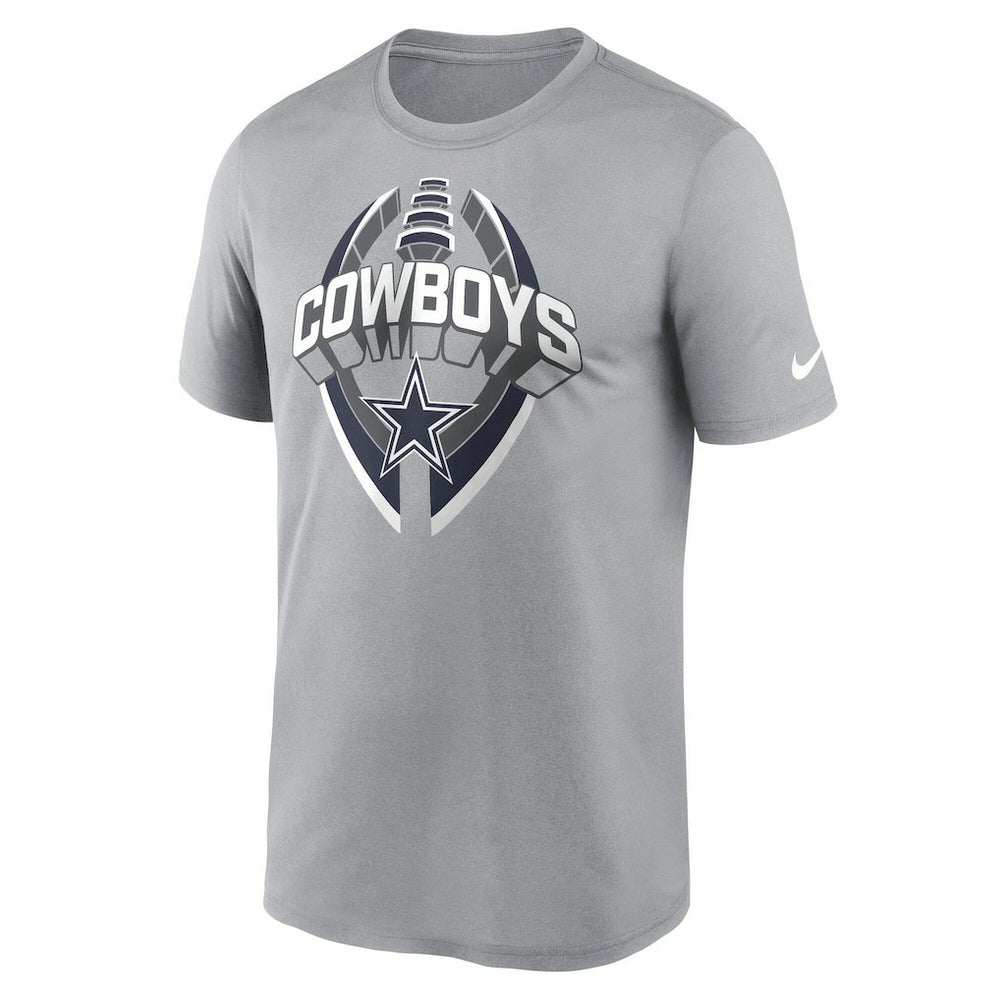 Dallas Cowboys Legend Icon Performance T-Shirt - Silver T-shirts