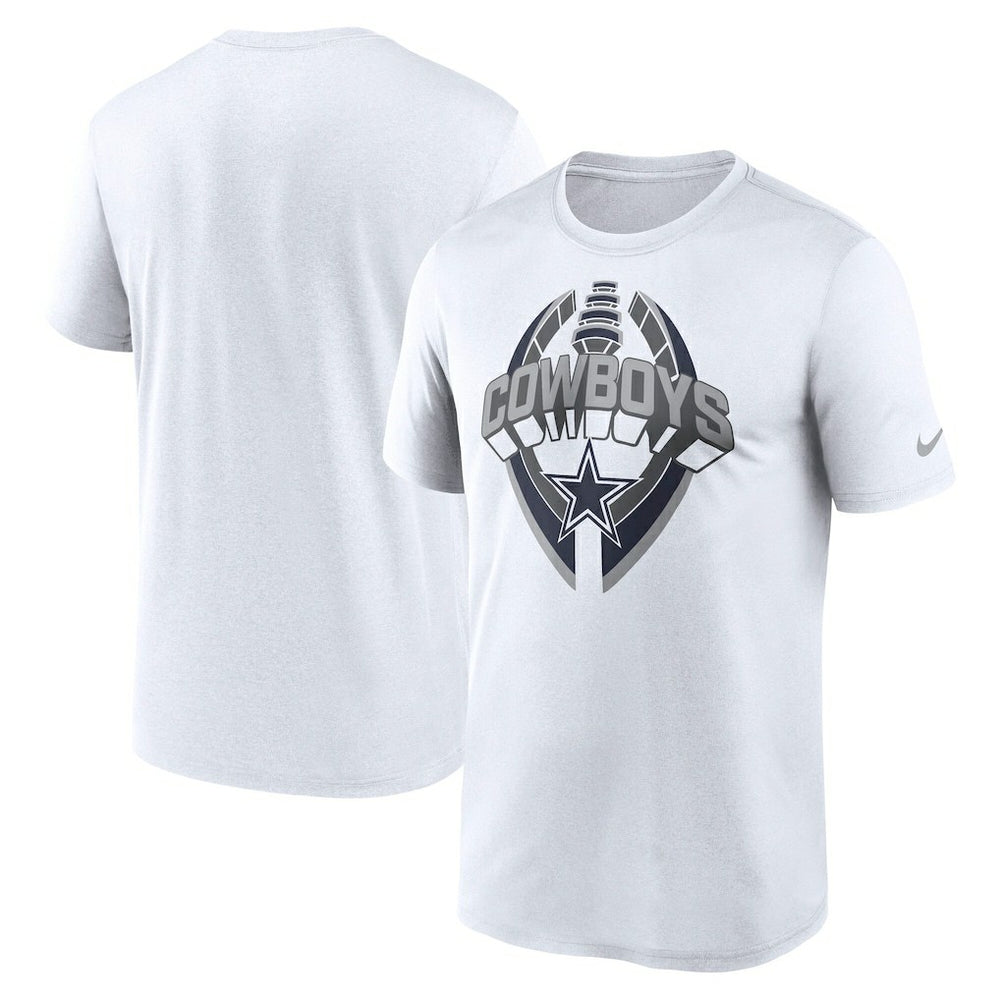 Dallas Cowboys Legend Icon Performance T-Shirt - White T-shirts