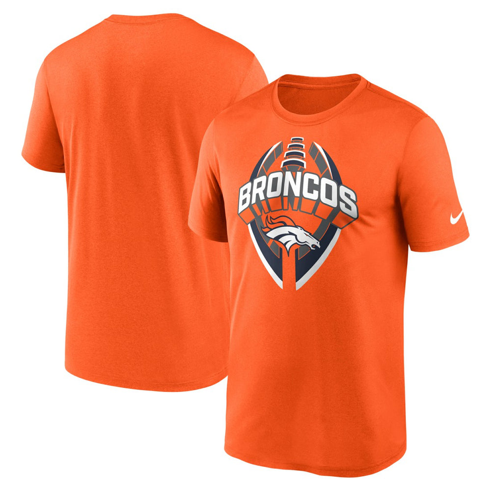Denver Broncos Legend Icon Performance T-Shirt - Orange T-shirts