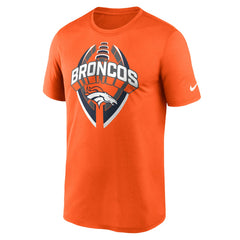 Denver Broncos Legend Icon Performance T-Shirt - Orange T-shirts