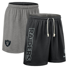 Las Vegas Raiders Sideline Reversible Dri-FIT Shorts - Black Shorts