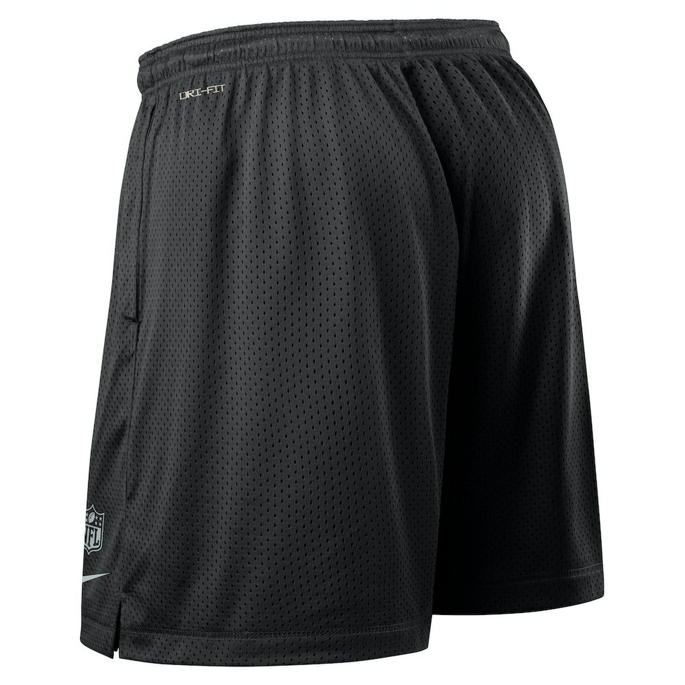 Las Vegas Raiders Sideline Reversible Dri-FIT Shorts - Black Shorts