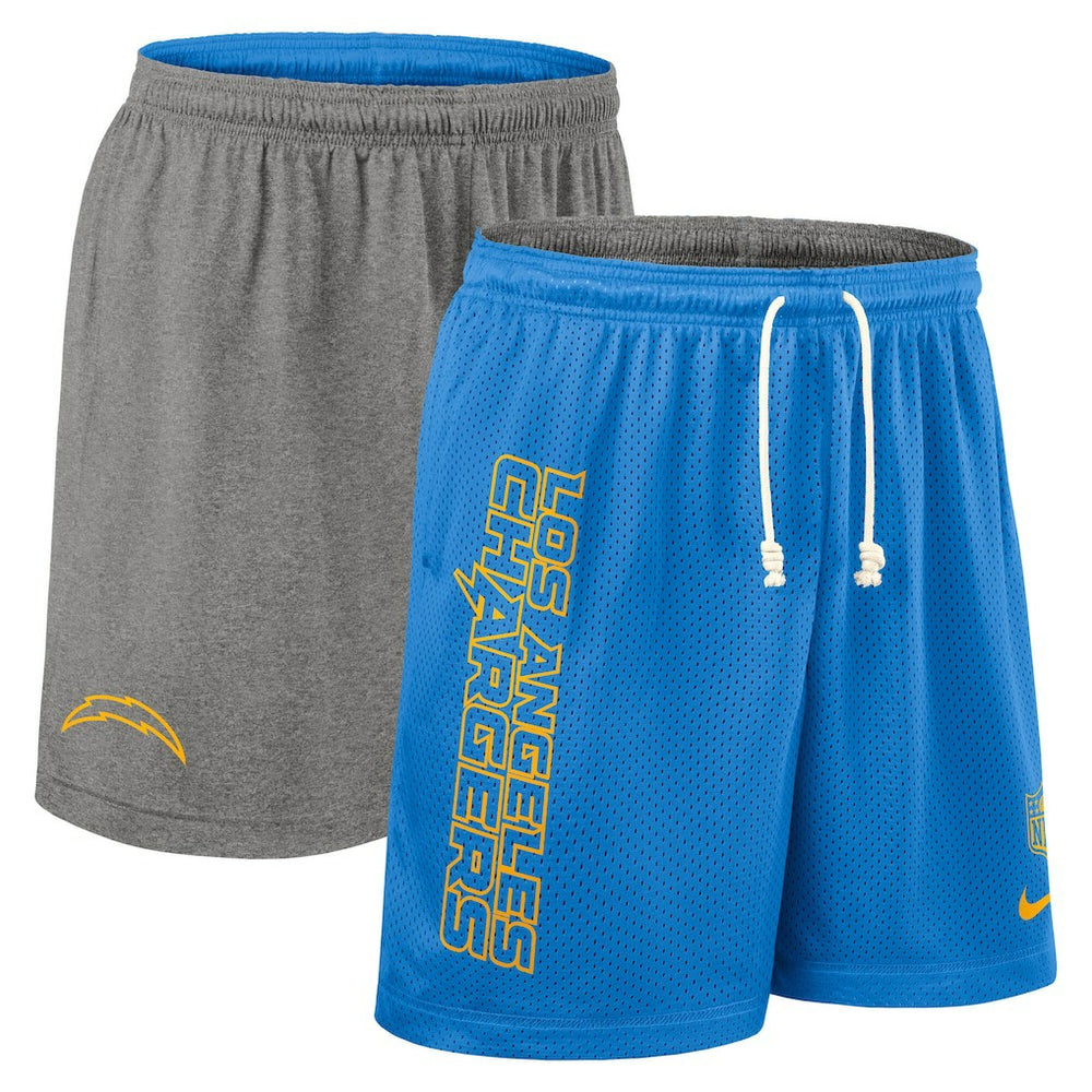 Los Angeles Chargers Sideline Reversible Dri-FIT Shorts - Powder Blue Shorts