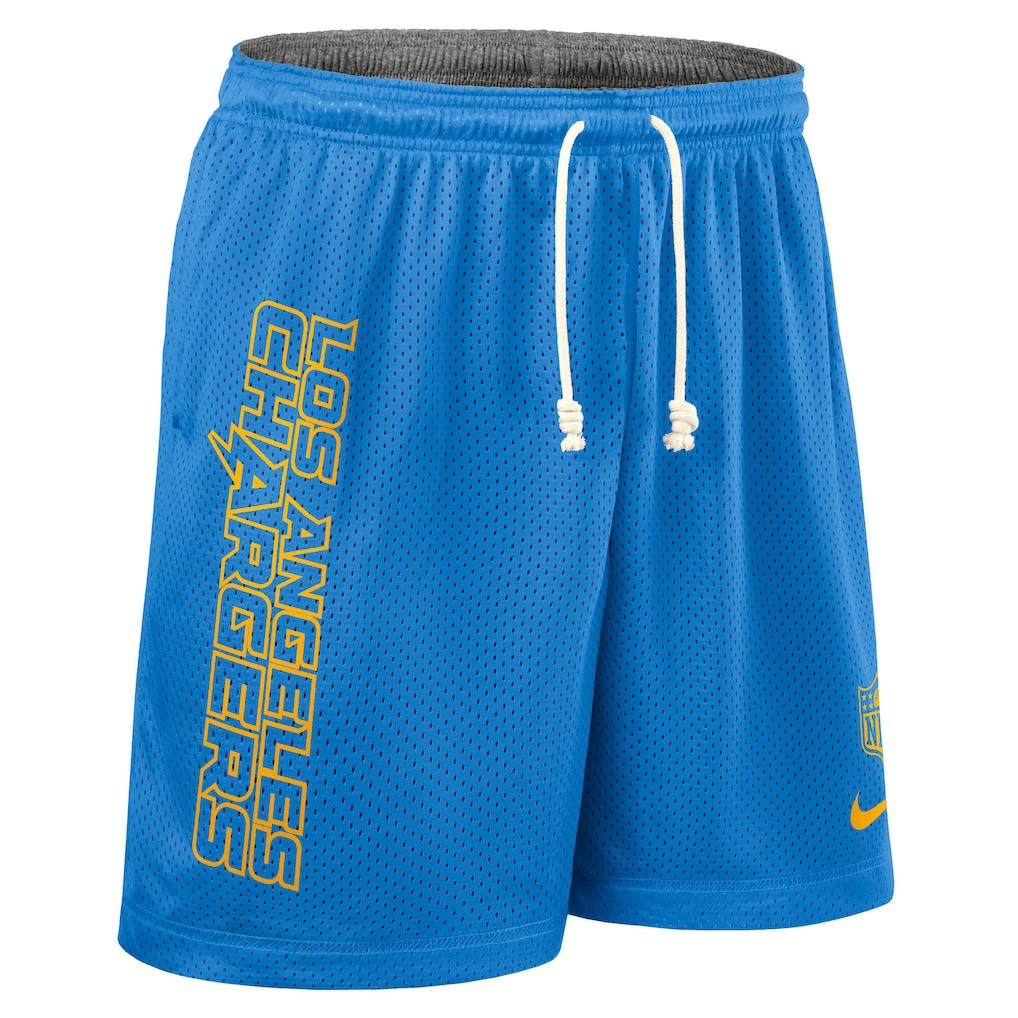 Los Angeles Chargers Sideline Reversible Dri-FIT Shorts - Powder Blue Shorts