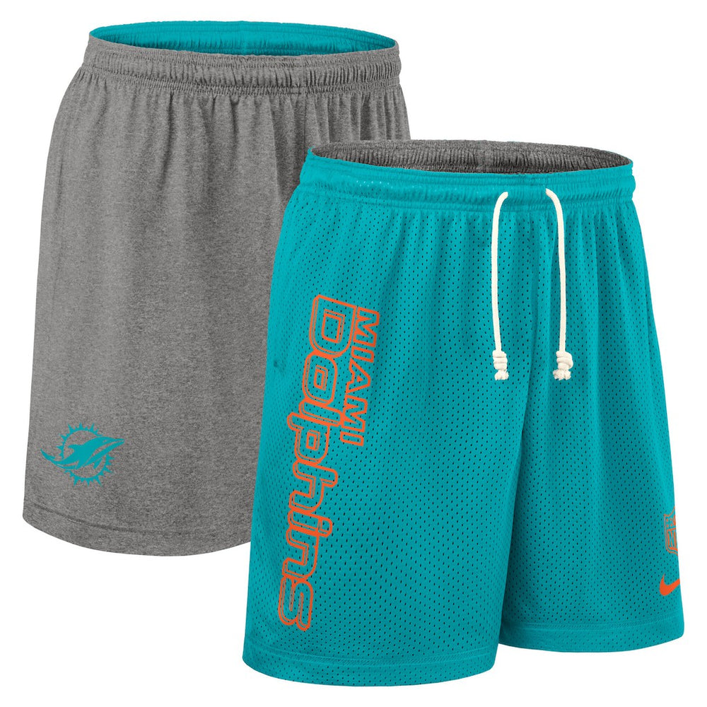 Miami Dolphins Sideline Reversible Dri-FIT Shorts - Aqua Shorts