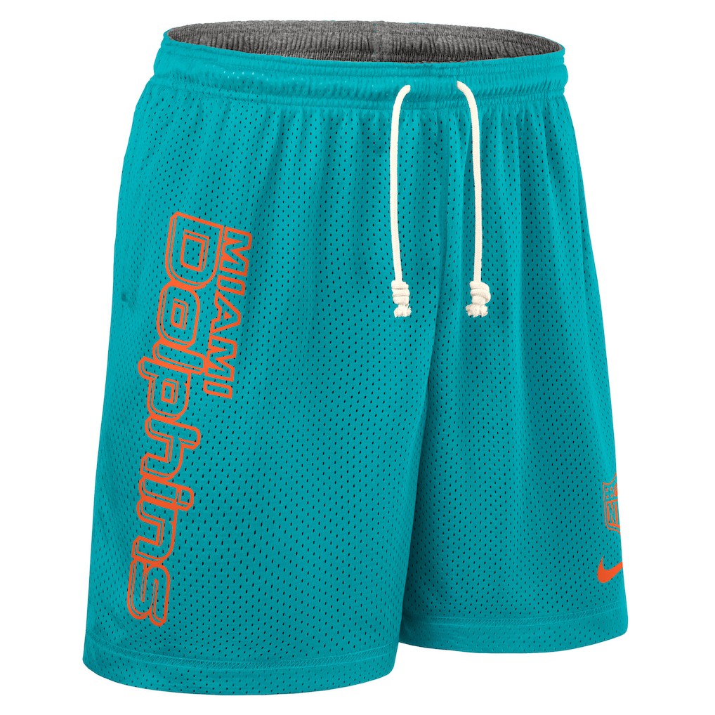 Miami Dolphins Sideline Reversible Dri-FIT Shorts - Aqua Shorts