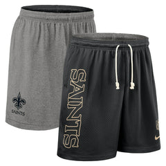 New Orleans Saints Sideline Reversible Dri-FIT Shorts - Black Shorts
