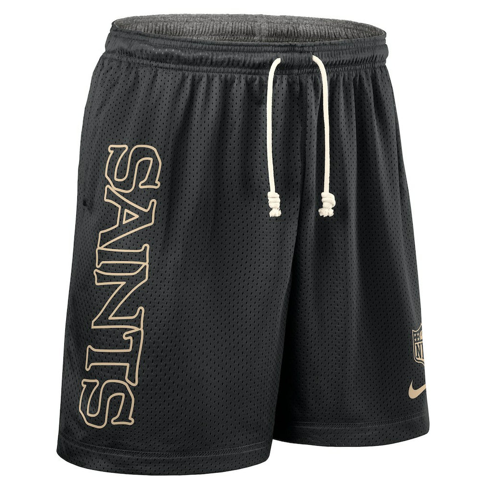 New Orleans Saints Sideline Reversible Dri-FIT Shorts - Black Shorts