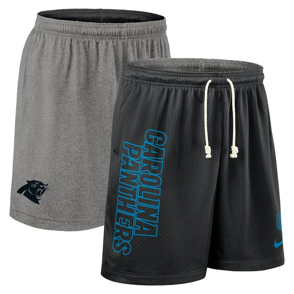 Carolina Panthers Sideline Reversible Dri-FIT Shorts - Black Shorts