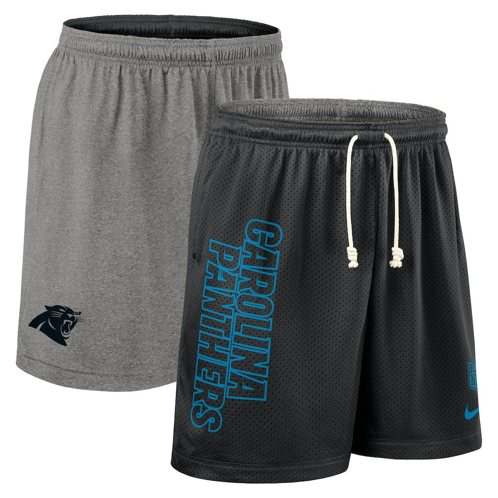 Carolina Panthers Sideline Reversible Dri-FIT Shorts - Black Shorts