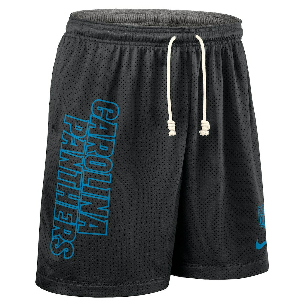 Carolina Panthers Sideline Reversible Dri-FIT Shorts - Black Shorts