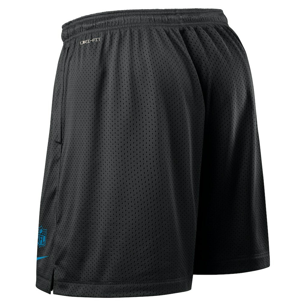 Carolina Panthers Sideline Reversible Dri-FIT Shorts - Black Shorts