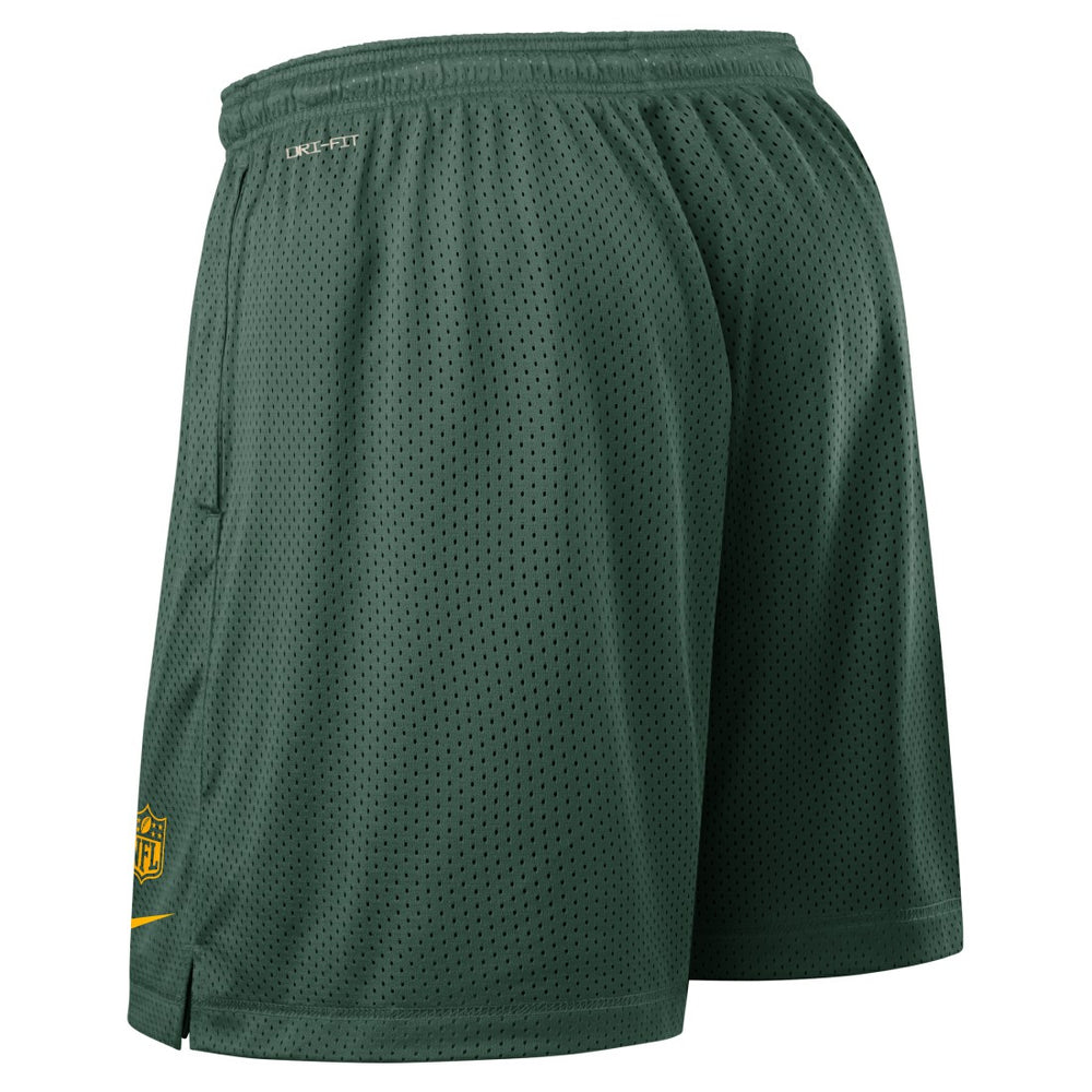 Green Bay Packers Sideline Reversible Dri-FIT Shorts - Green Shorts