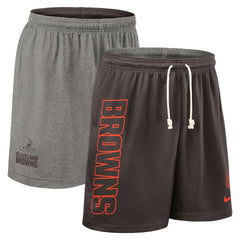 Cleveland Browns Sideline Reversible Dri-FIT Shorts - Brown Shorts