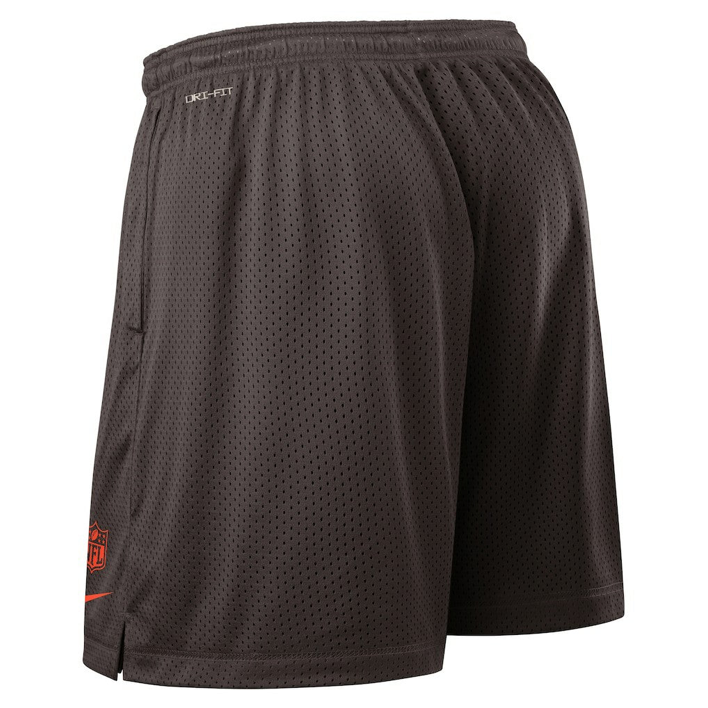 Cleveland Browns Sideline Reversible Dri-FIT Shorts - Brown Shorts
