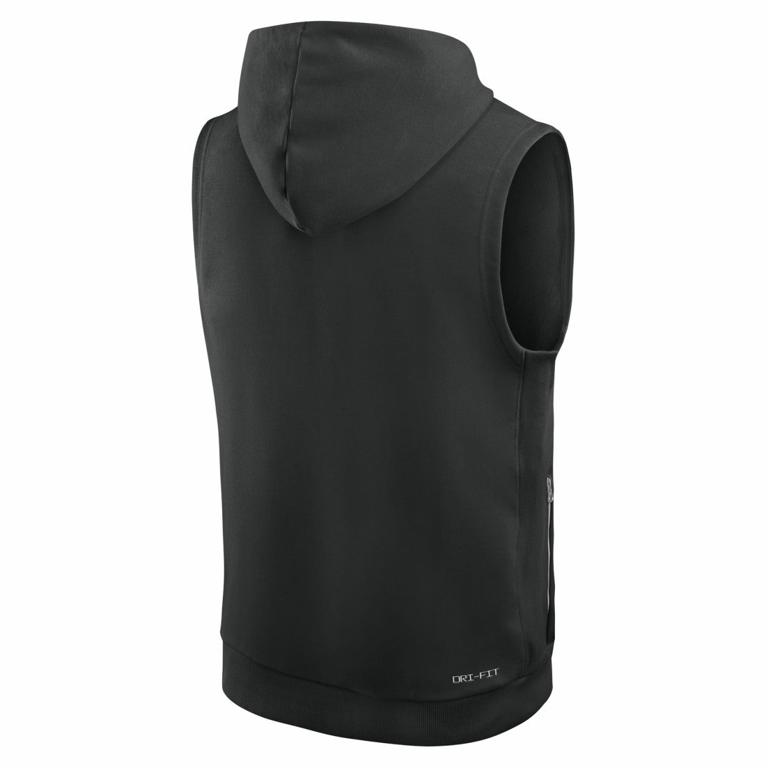 New York Jets Sideline Standard Issue Dri-FIT Sleeveless Hoodie - Black Hoodies
