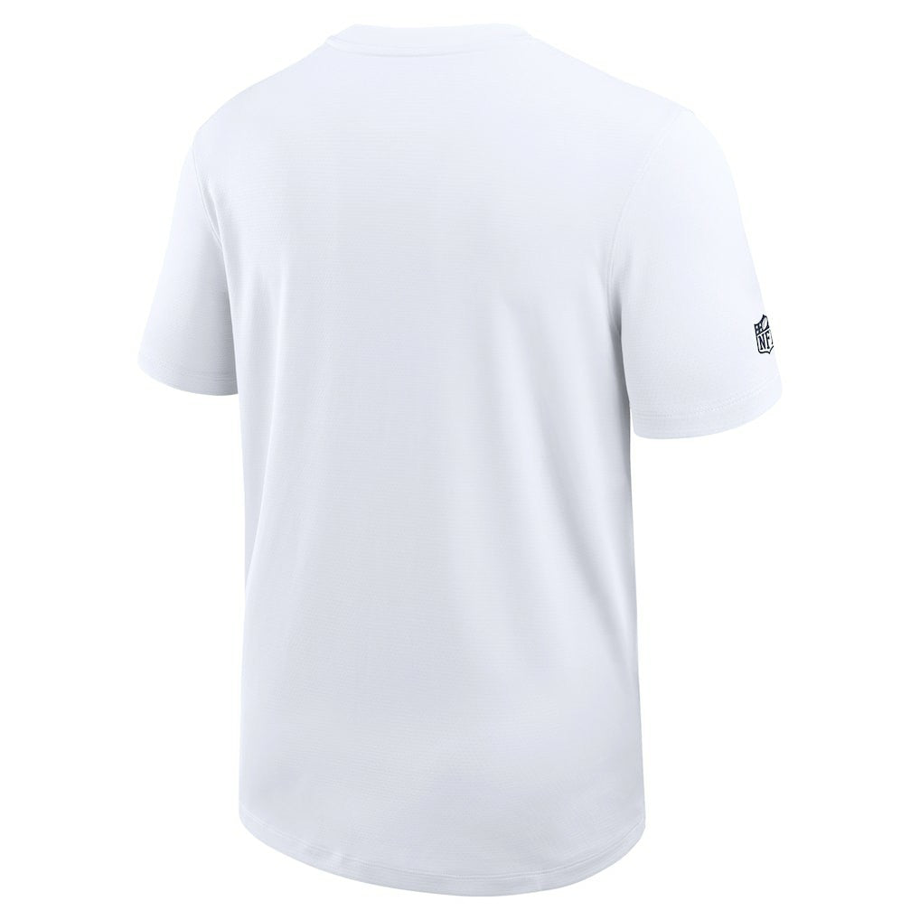 Dallas Cowboys Sideline UV Dri-Fit Coach Shirt - White
