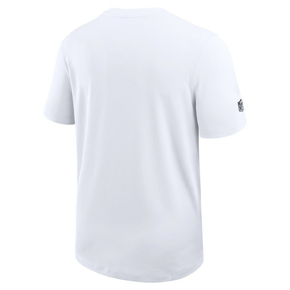 Dallas Cowboys Sideline UV Dri-Fit Coach Shirt - White