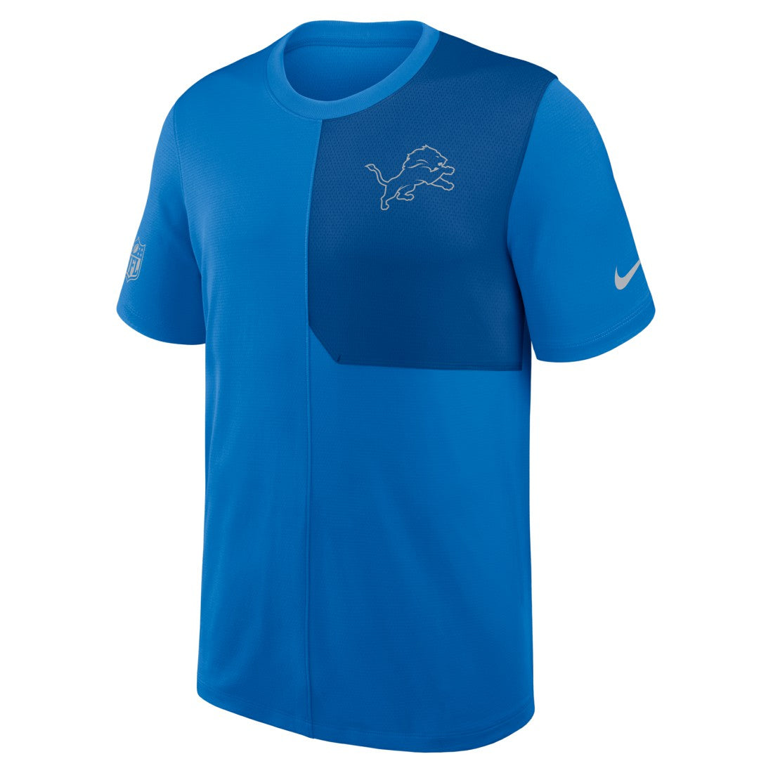 Detroit Lions Sideline UV Dri-Fit Coach Shirt - Blue