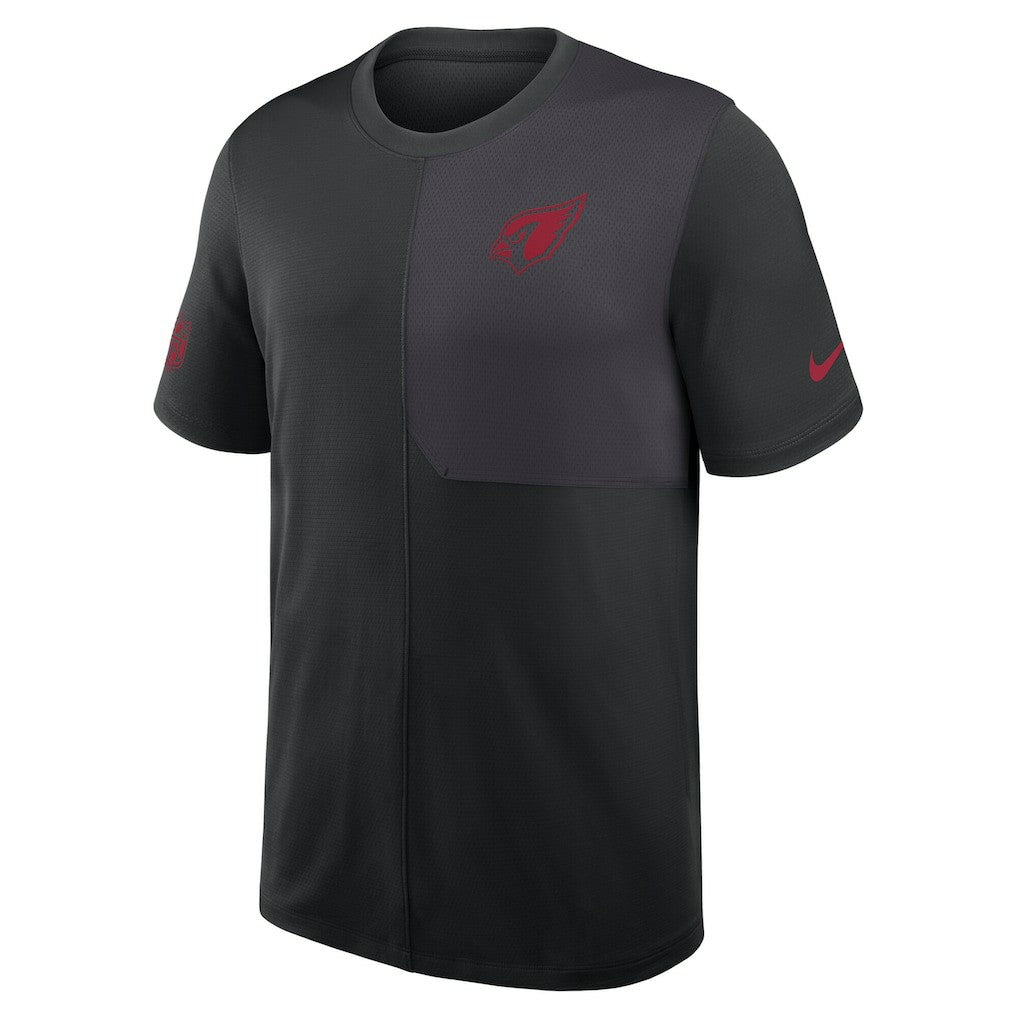 Arizona Cardinals Sideline UV Dri-Fit Coach Shirt - Black