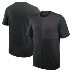 Atlanta Falcons Sideline UV Dri-Fit Coach Shirt - Black