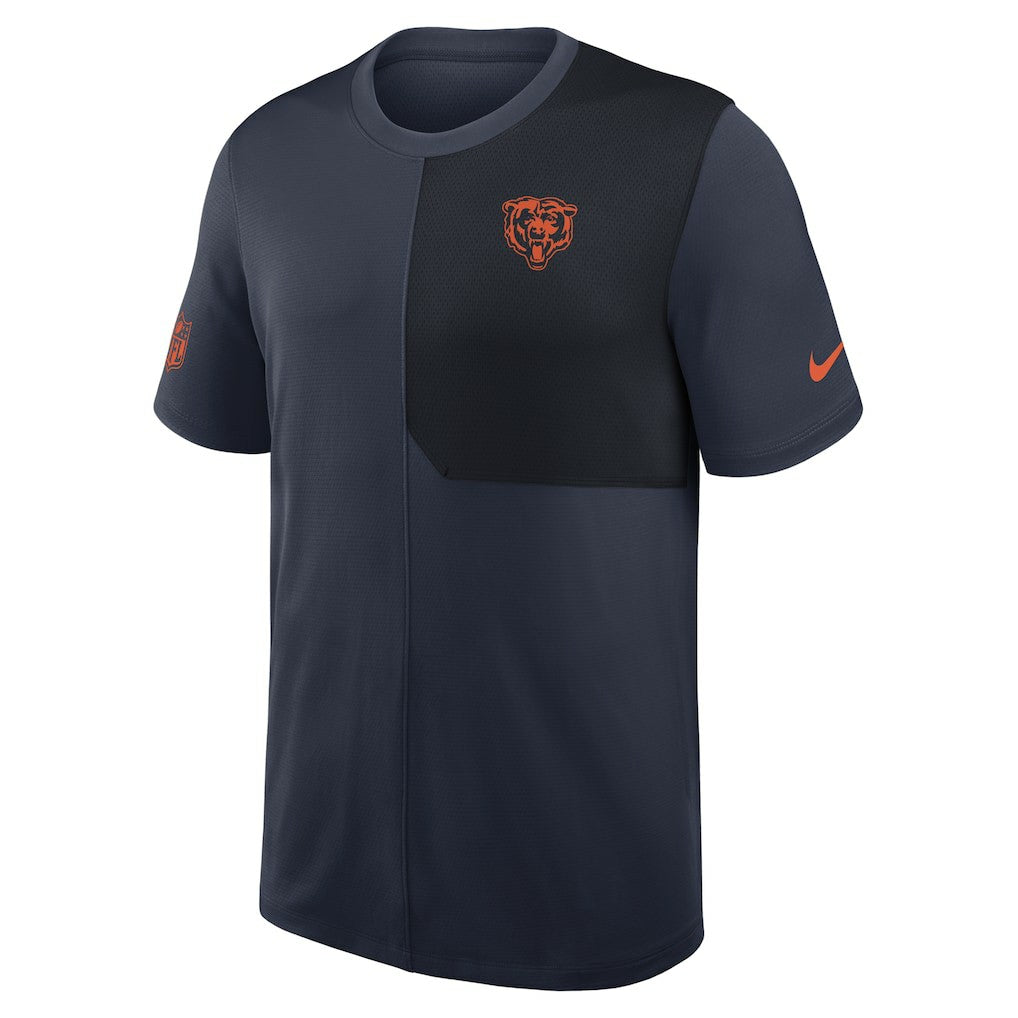 Chicago Bears Sideline UV Dri-Fit Coach Shirt - Navy