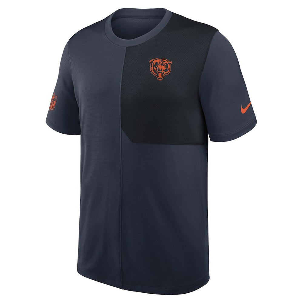 Chicago Bears Sideline UV Dri-Fit Coach Shirt - Navy