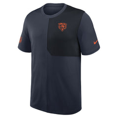 Chicago Bears Sideline UV Dri-Fit Coach Shirt - Navy