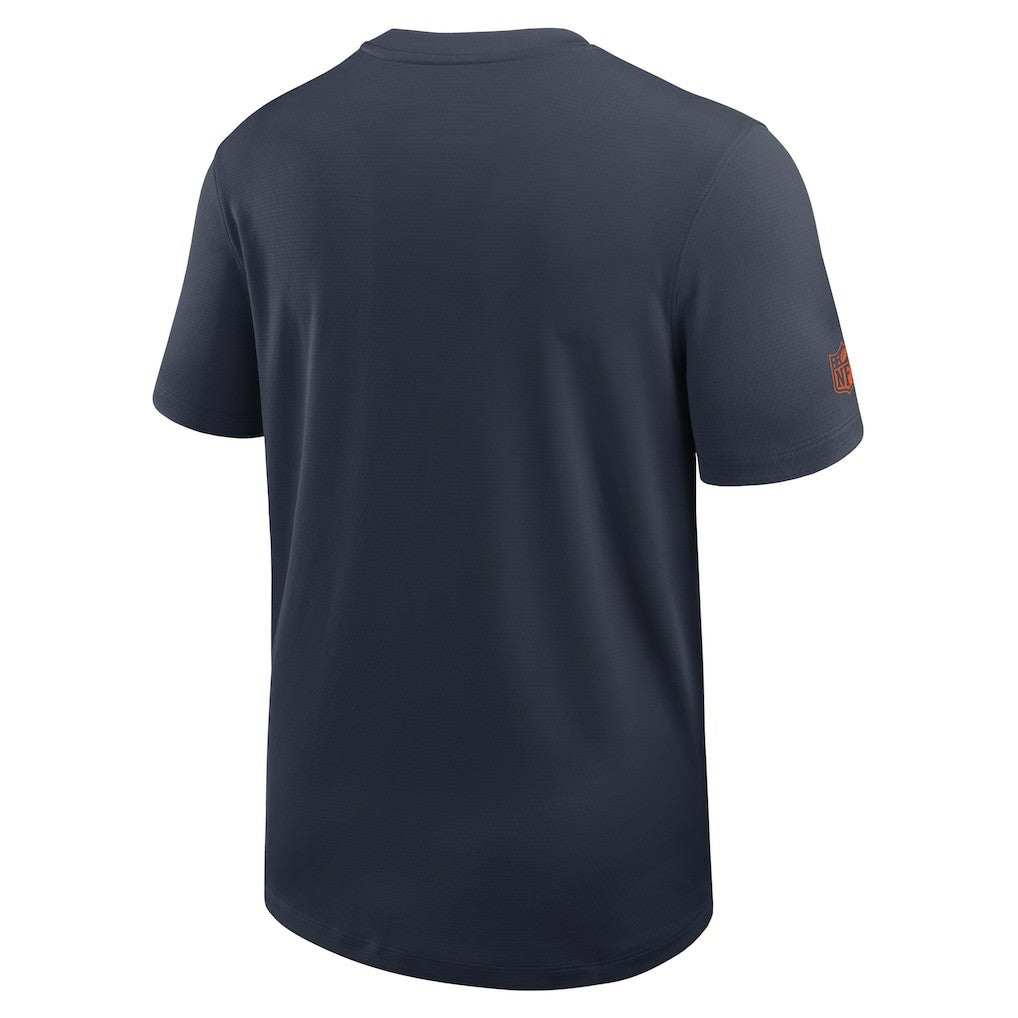 Chicago Bears Sideline UV Dri-Fit Coach Shirt - Navy