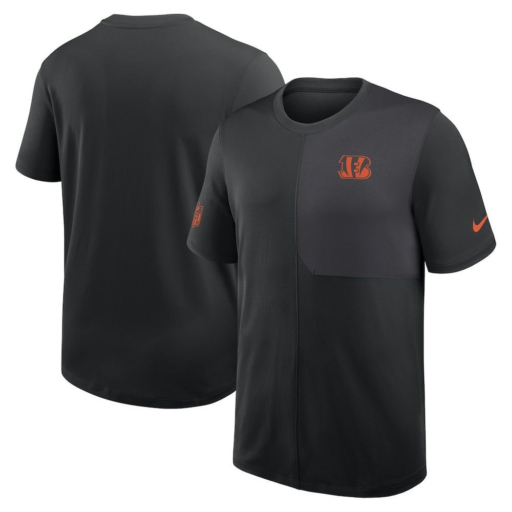 Cincinnati Bengals Sideline UV Dri-Fit Coach Shirt - Black
