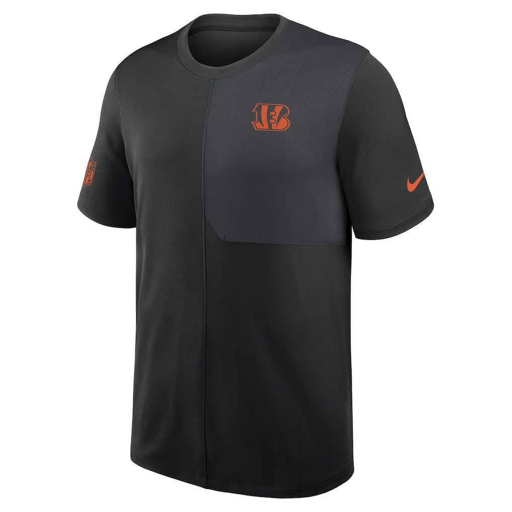 Cincinnati Bengals Sideline UV Dri-Fit Coach Shirt - Black
