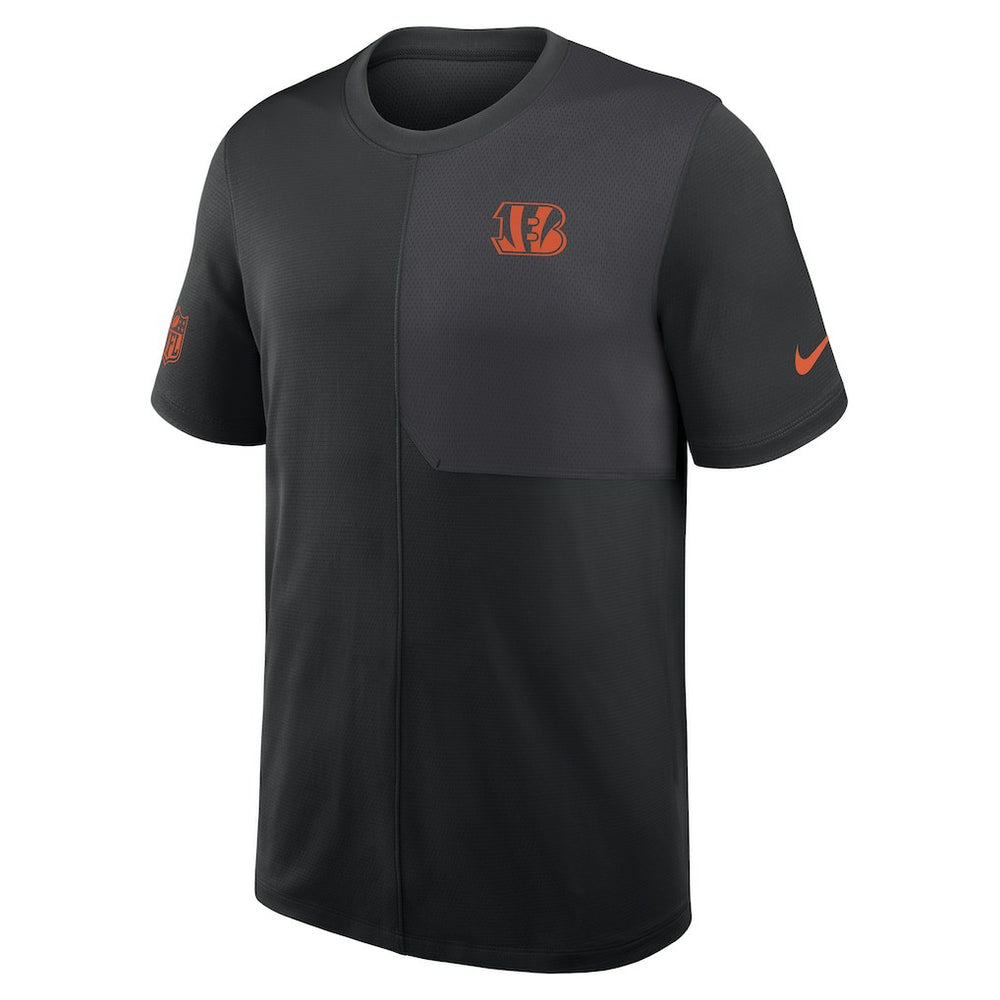 Cincinnati Bengals Sideline UV Dri-Fit Coach Shirt - Black