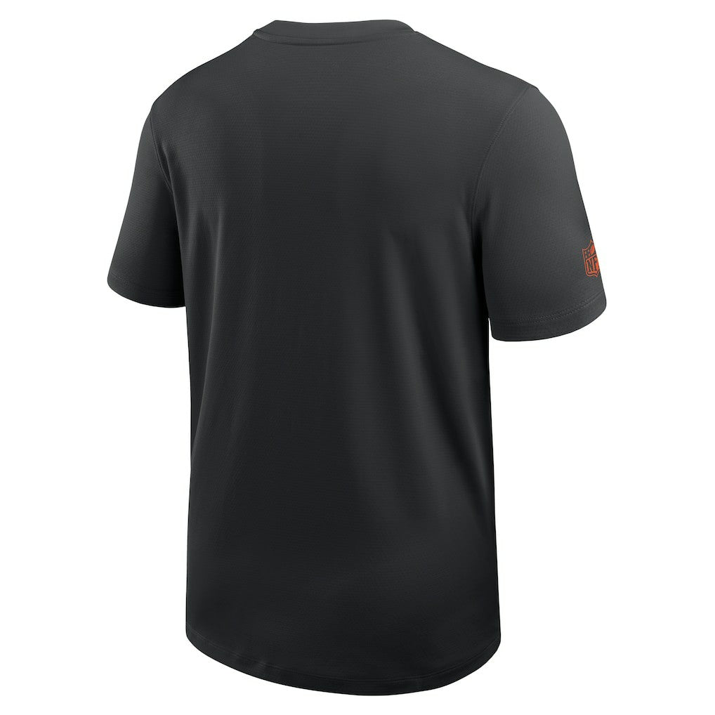 Cincinnati Bengals Sideline UV Dri-Fit Coach Shirt - Black
