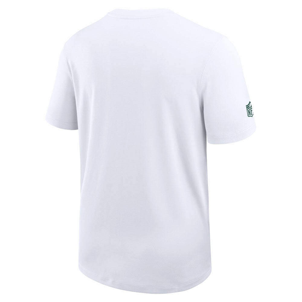 Green Bay Packers Sideline UV Dri-Fit Coach Shirt - White