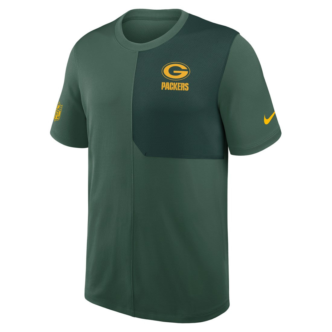 Green Bay Packers Sideline UV Dri-Fit Coach Shirt - Green