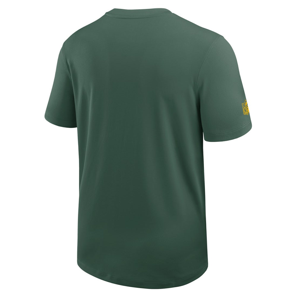 Green Bay Packers Sideline UV Dri-Fit Coach Shirt - Green