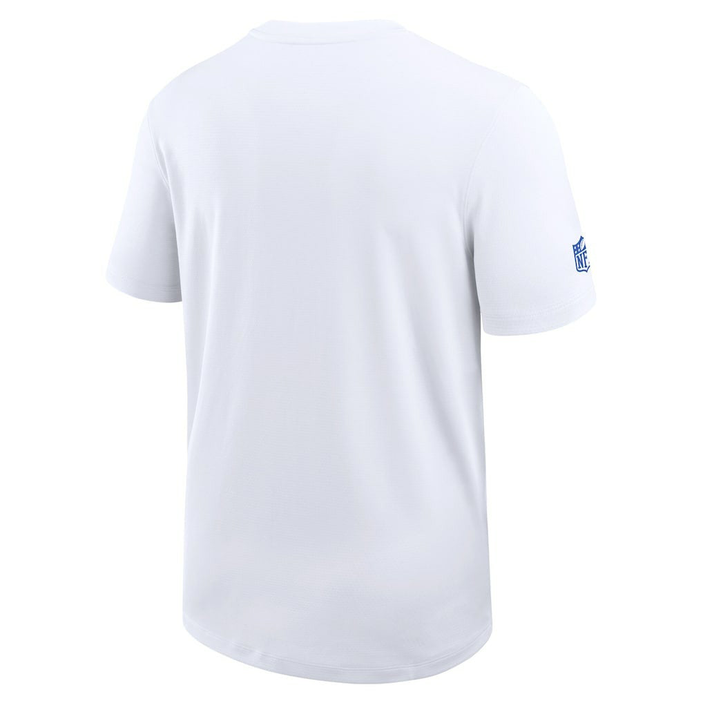 Los Angeles Rams Sideline UV Dri-Fit Coach Shirt - White
