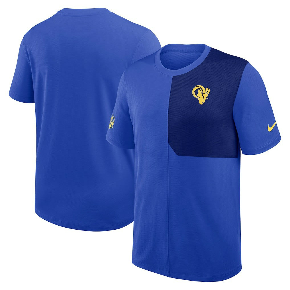 Los Angeles Rams Sideline UV Dri-Fit Coach Shirt - Royal