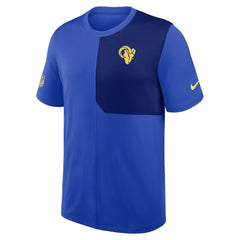 Los Angeles Rams Sideline UV Dri-Fit Coach Shirt - Royal