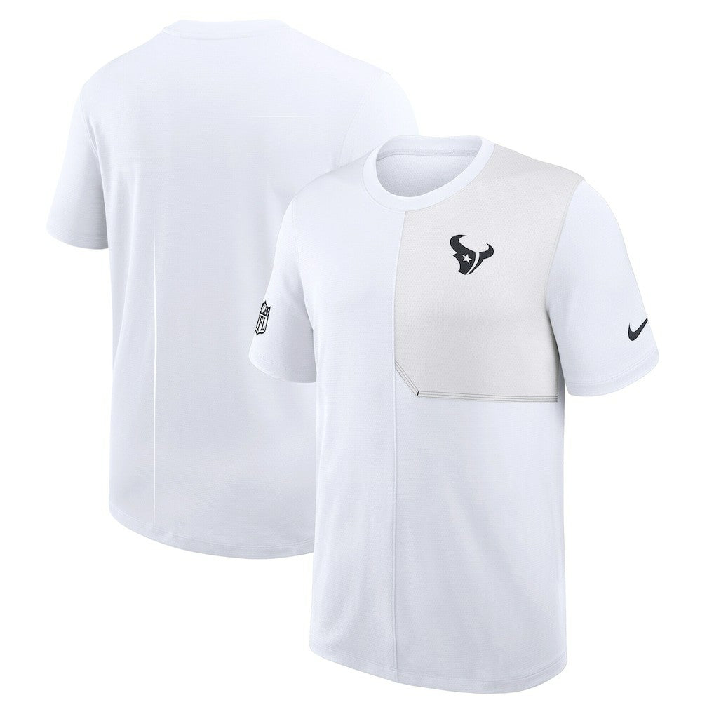 Houston Texans Sideline UV Dri-Fit Coach Shirt - White