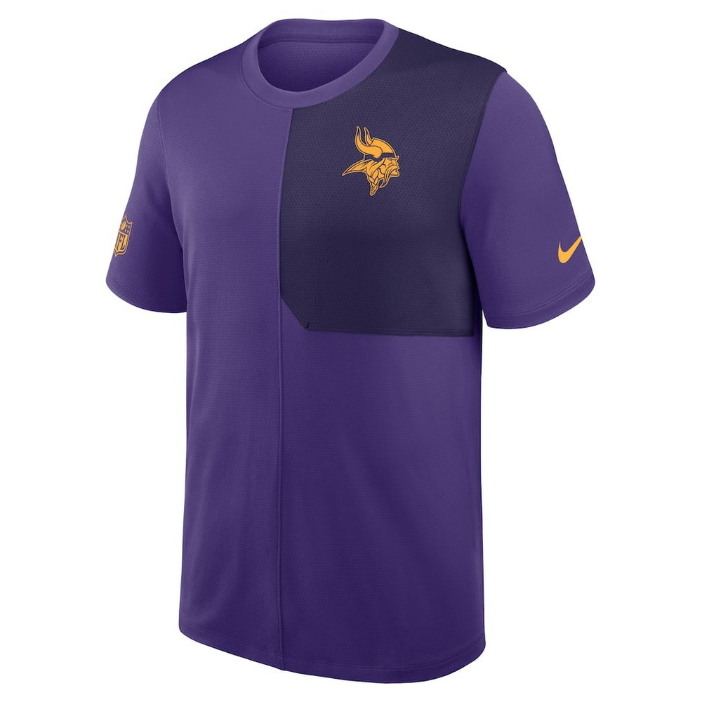 Minnesota Vikings Sideline UV Dri-Fit Coach Shirt - Purple