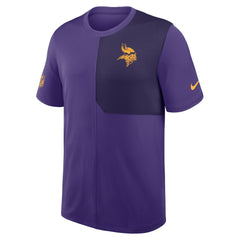 Minnesota Vikings Sideline UV Dri-Fit Coach Shirt - Purple