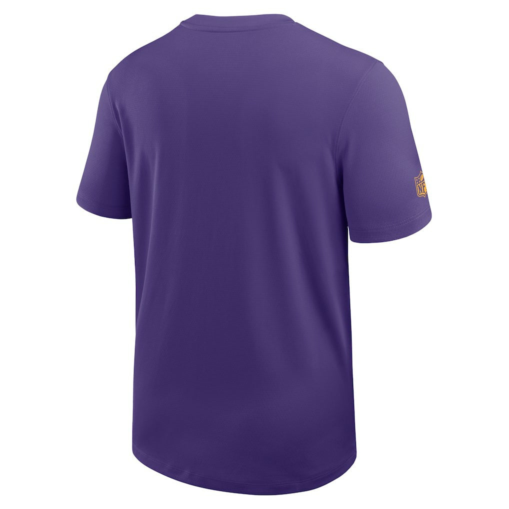 Minnesota Vikings Sideline UV Dri-Fit Coach Shirt - Purple