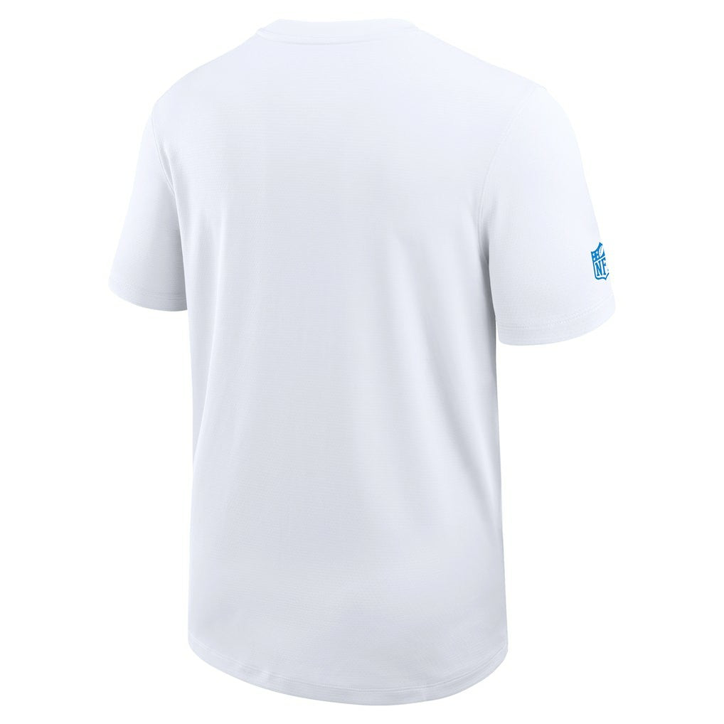Los Angeles Chargers Sideline UV Dri-Fit Coach Shirt - White